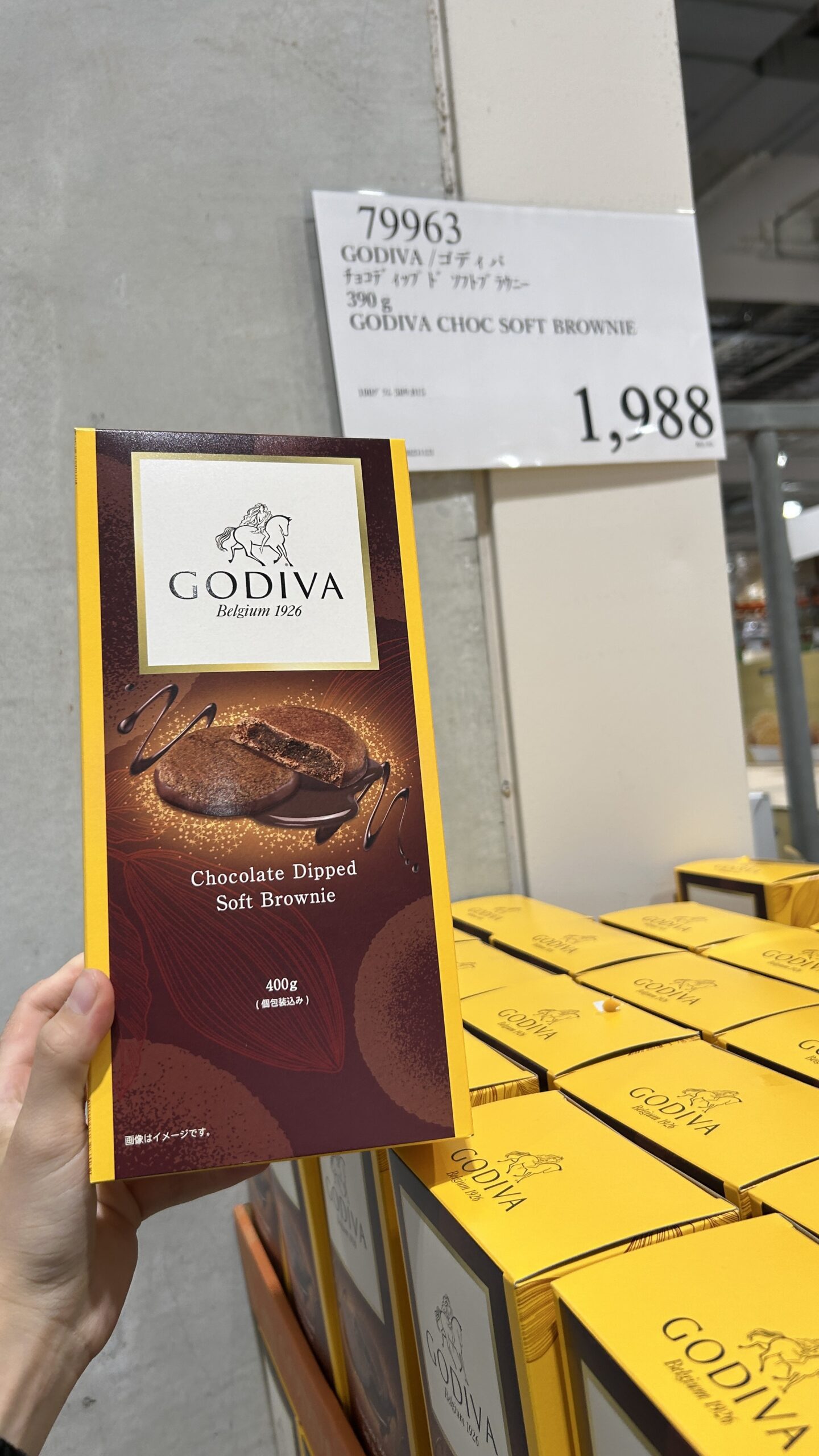 GODIVA チョコディップドソフトブラウニー (GODIVA CHOC SOFT BROWNIE)